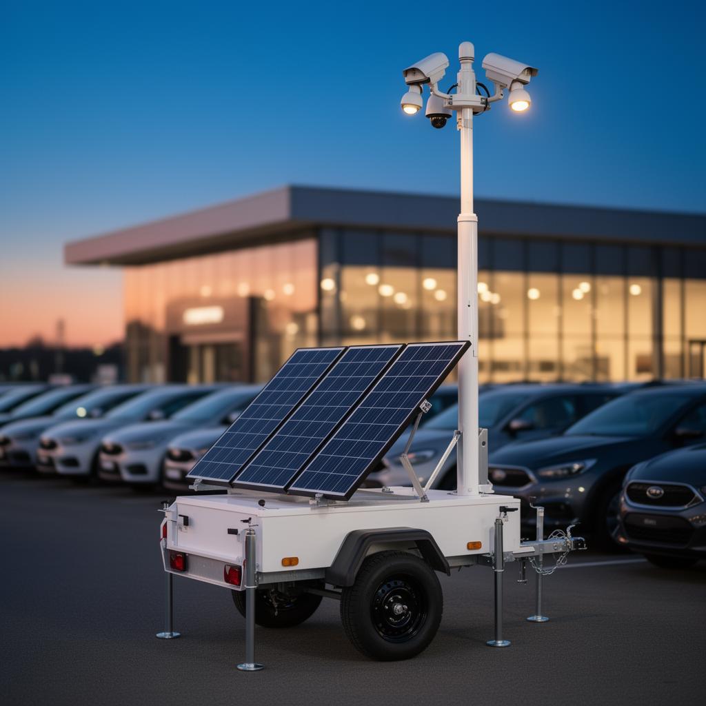 Guardtress trailer deployed at retail developments