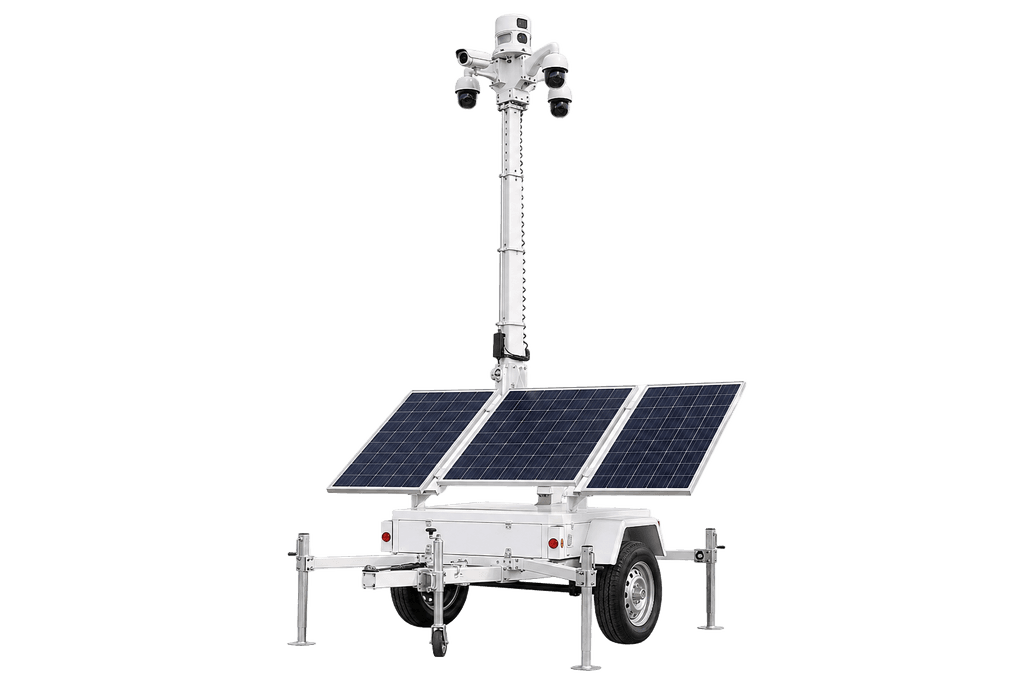 Guardtress mobile surveillance trailer